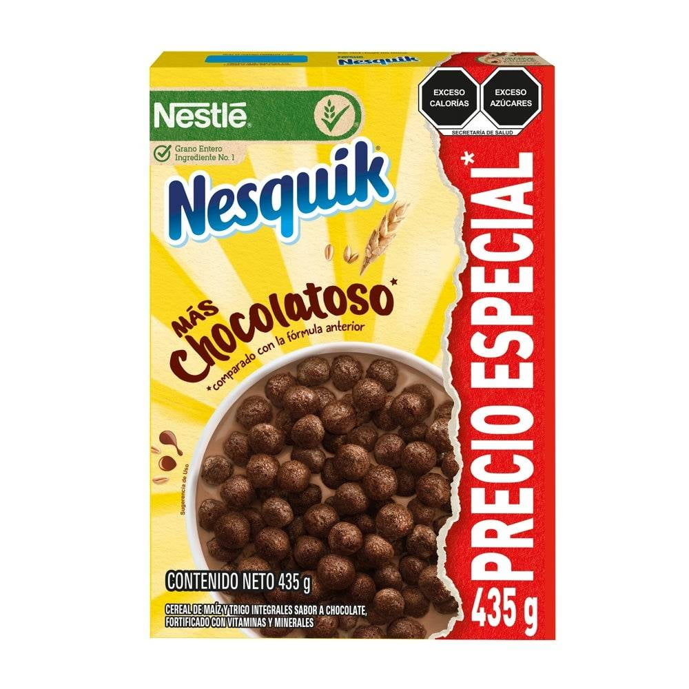Cereal Nestlé Nesquik más chocolatoso 435 g Walmart