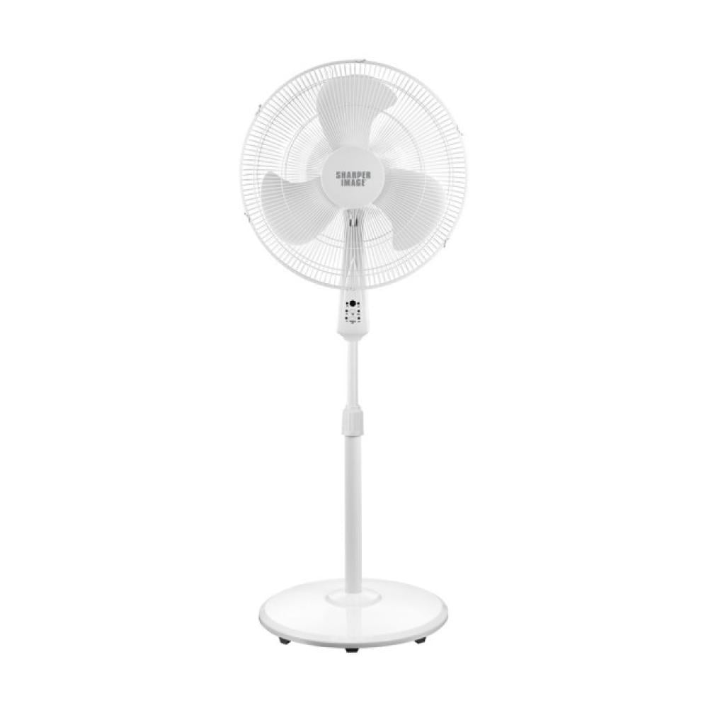 Ventilador De Pedestal Con Movimiento Oscilatorio De Blanco Sharper