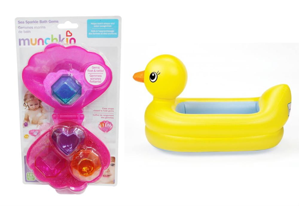 Bañera inflable Patito con juguete niña Munchkin PAQ7577 Walmart en línea