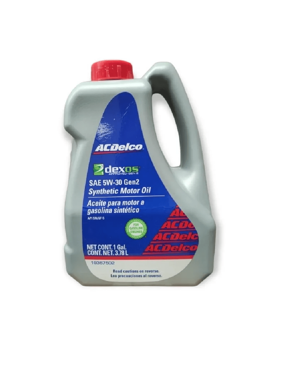 Aceite Acdelco W Sint Tico Dexos L Acdelco Volumen L