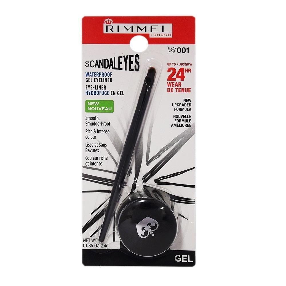 Delineador De Ojos Rimmel London En Gel Black Noir G Walmart