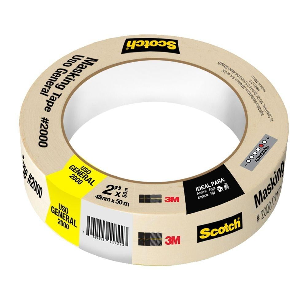 Masking Tape Scotch 1 Rollo De 48 Mm X 50 M Walmart