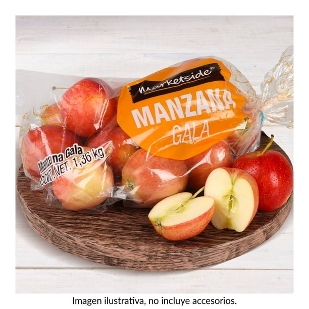 Manzana gala Marketside en bolsa 1.3 aproximadamente precio por kilo