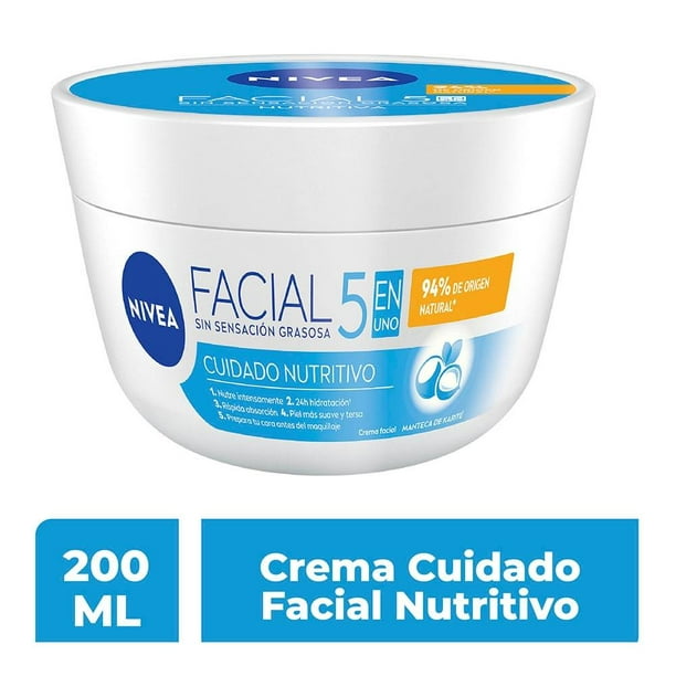 facial NIVEA 5 en 1 nutritivo 200 | Walmart