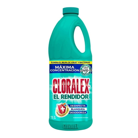Blanqueador desinfectante Cloralex El Rendidor 2 l
