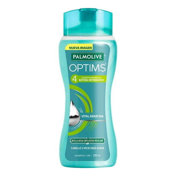 Shampoo Palmolive Optims 2 en 1 vital keratina 200 ml