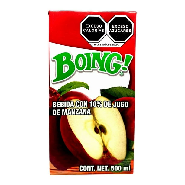 Bebida Boing con 10% de jugo de manzana 500 ml