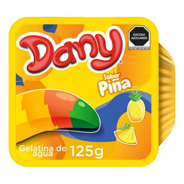 Gelatina de agua Dany sabor piña 125 g