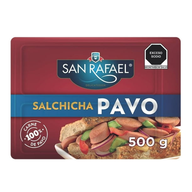 San Rafael Salchicha de Pavo, 500g