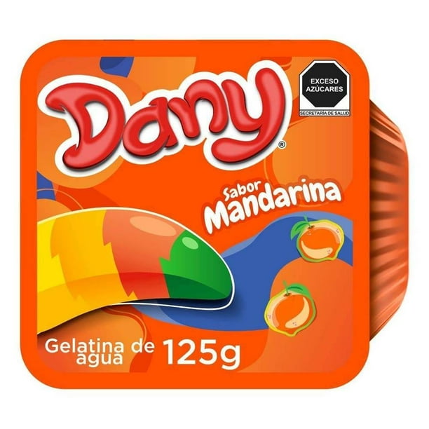 Gelatina de agua Dany sabor mandarina 125 g