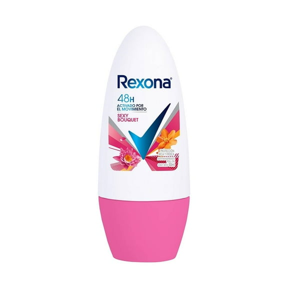 Antitranspirante Rexona roll-on sexy bouquet 50 ml