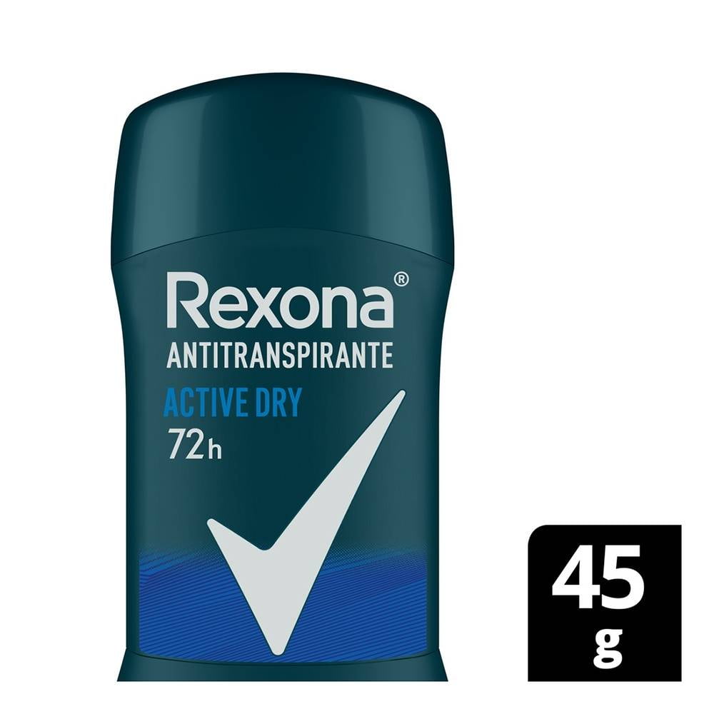Antitranspirante Rexona Men active dry 45 g | Walmart