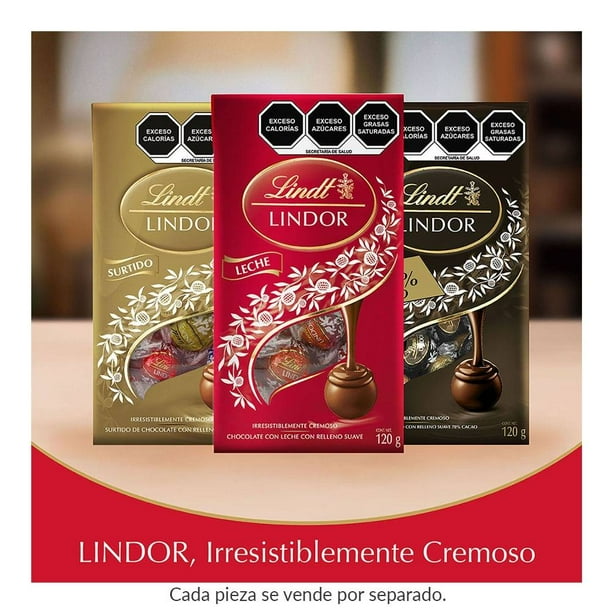 lindor trufas sabores colores