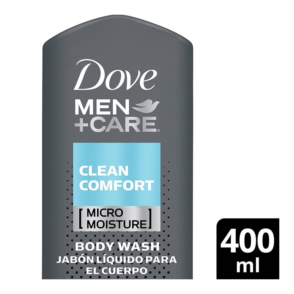 Jabón líquido corporal Dove Men+Care clean comfort 400 ml