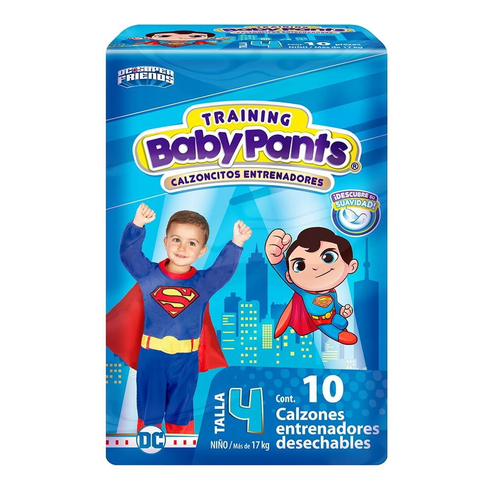 docena Consciente ex Calzones Entrenadores Baby Pants talla 4 niño 10 piezas | Walmart