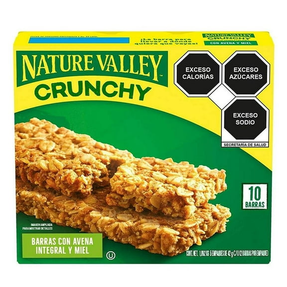 Barras de granola Nature Valley Crunchy miel 10 pzs