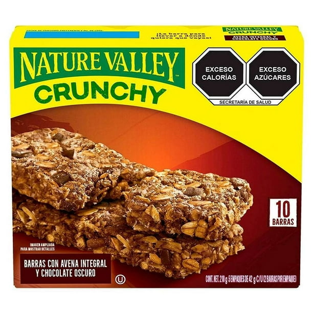 Barras de granola Nature Valley Crunchy chocolate 10 pzs