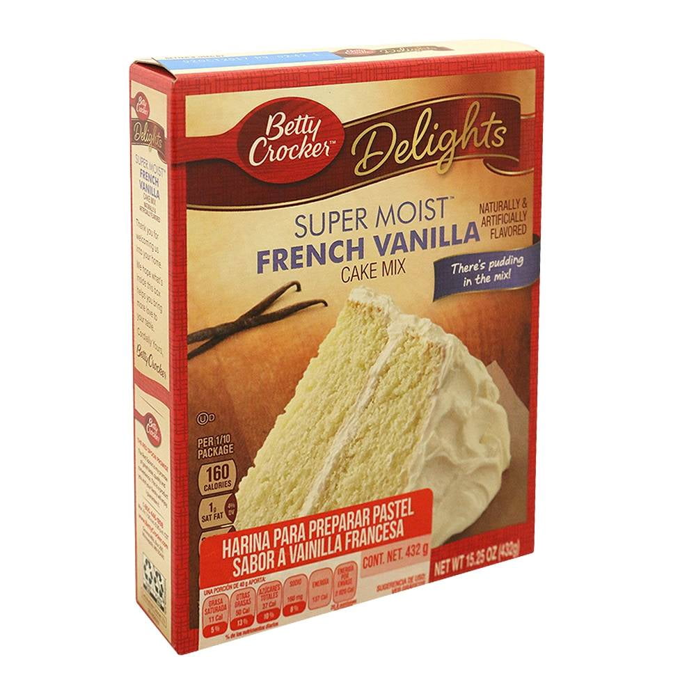 Harina para preparar pastel Betty Crocker Super Moist sabor vainilla  francesa 432 g | Walmart