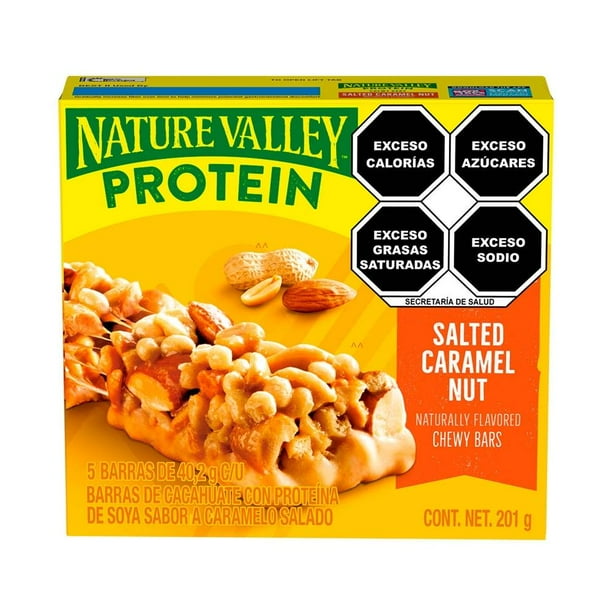 Barras de cereal Nature Valley Protein protein salted caramel 201 g