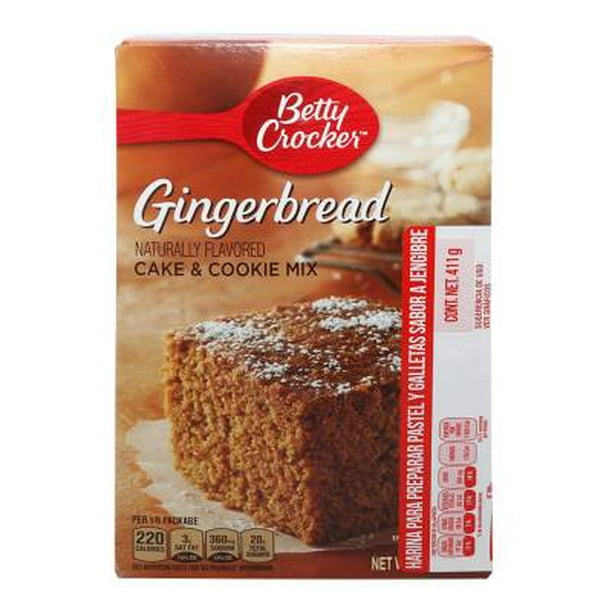 Harina Betty Crocker para preparar pasteles y galletas sabor a jengibre 411  g | Walmart