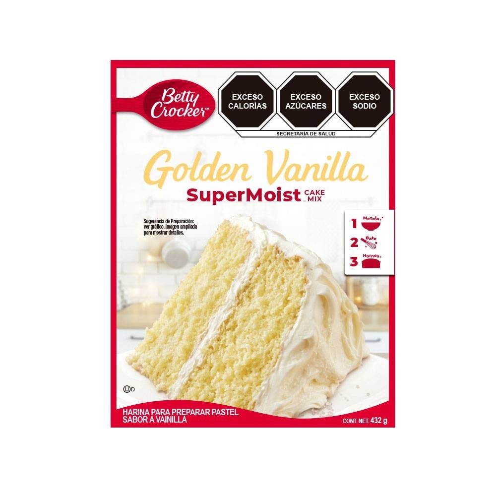 Harina para pastel Betty Crocker sabor vainilla francesa 432 g | Walmart