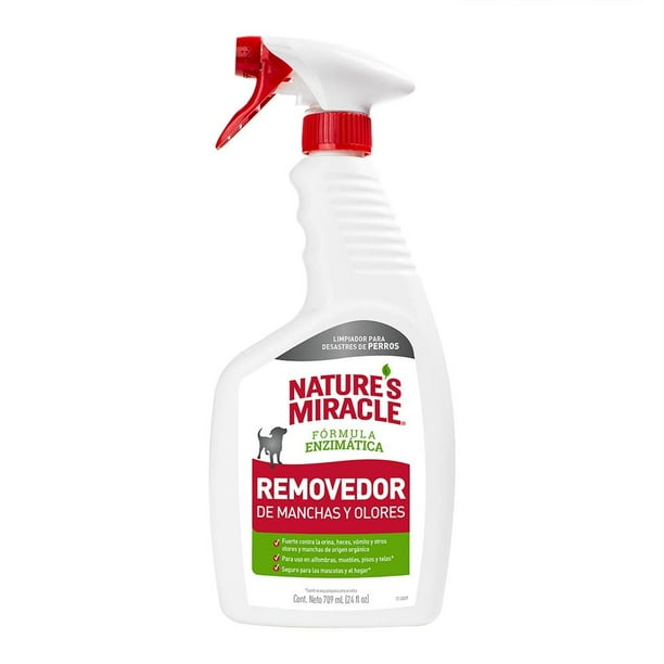 Removedor de Manchas y Olores Natures Miracle para Perros 709 ml