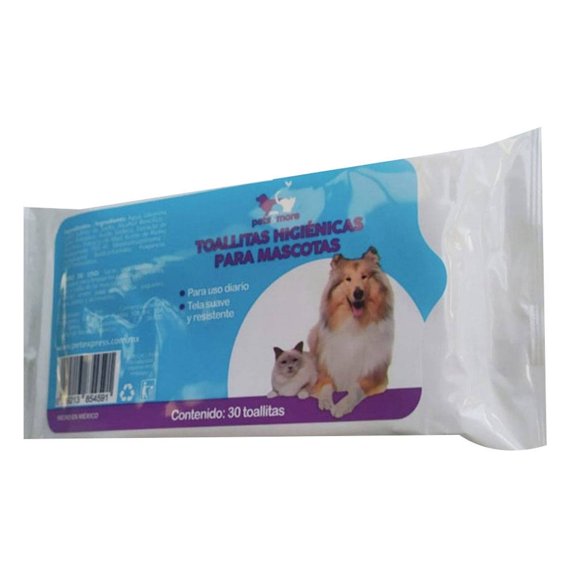 Toallitas Pets&More Higiénicas para Mascotas 30 pzas