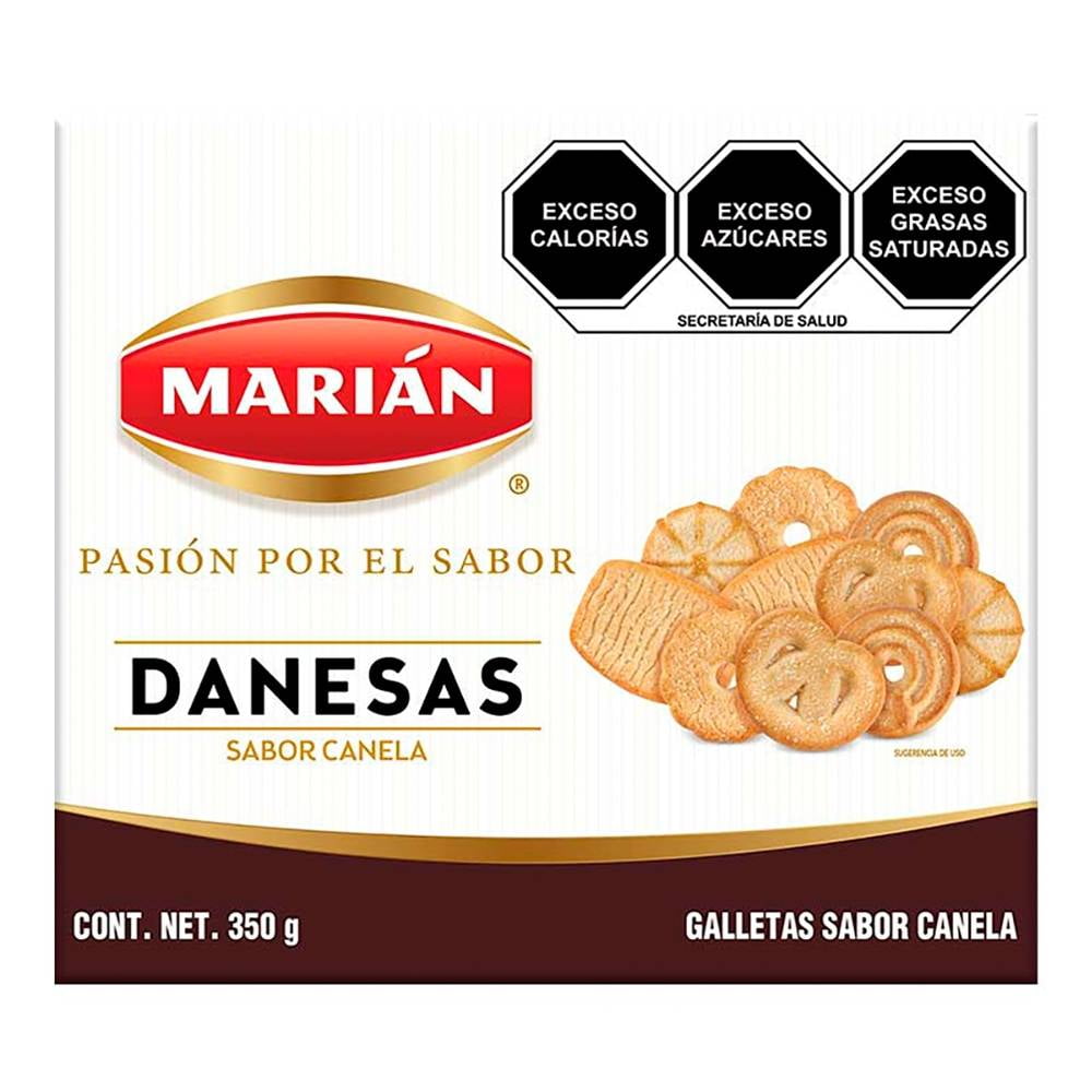 Galletas Marián Danesas Sabor Canela 350 G Walmart 2598