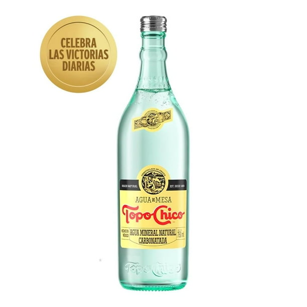 Agua mineral Topo Chico natural 750 ml Walmart