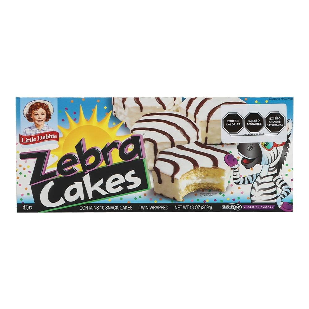 Pastelitos Little  Debbie Zebra Cakes 10 pzas