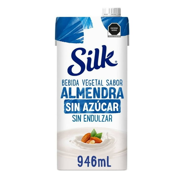 Alimento líquido Silk almendra sin azúcar 946 ml