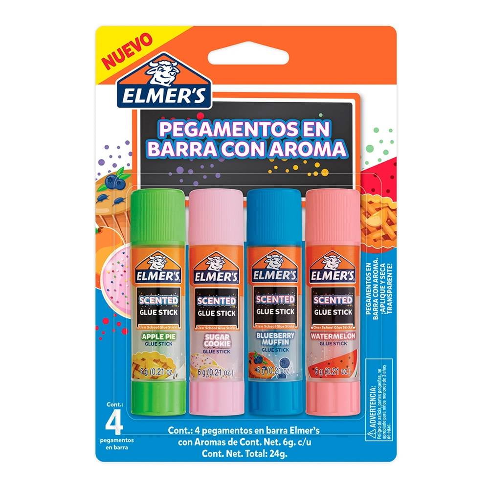 Elmers - Pegamento escolar en barra de 1.4 onzas, 2 paquetes de 3 varillas,  6 barras en total