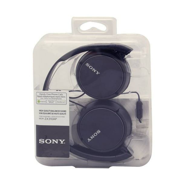 Audífonos On Ear Sony MDR-ZX310AP Plegables Negros 1 Pieza