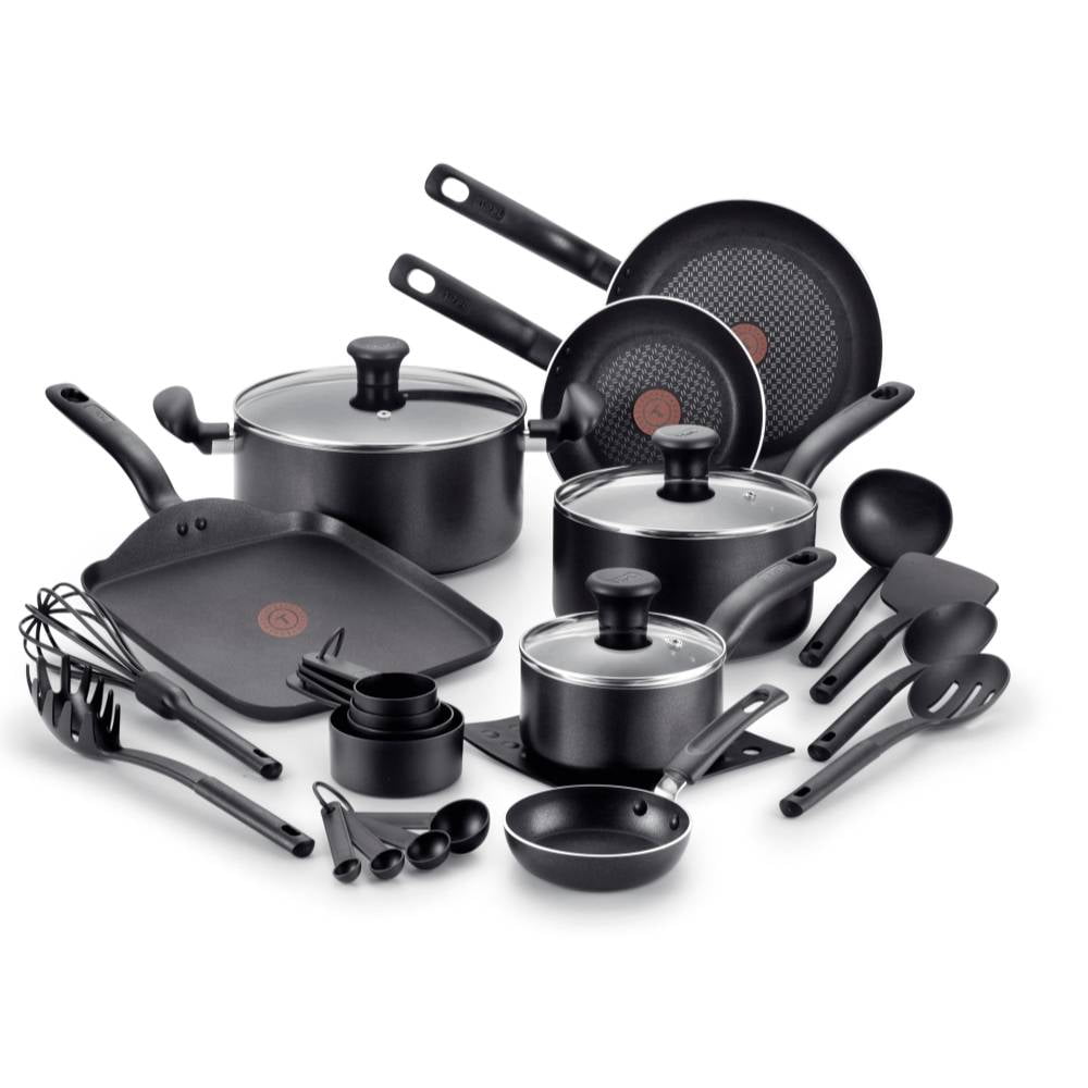 Tramontina Primaware 18 Piece Non-stick Cookware Set, non stick pot set  cooking food， Steel Gray /Red - AliExpress