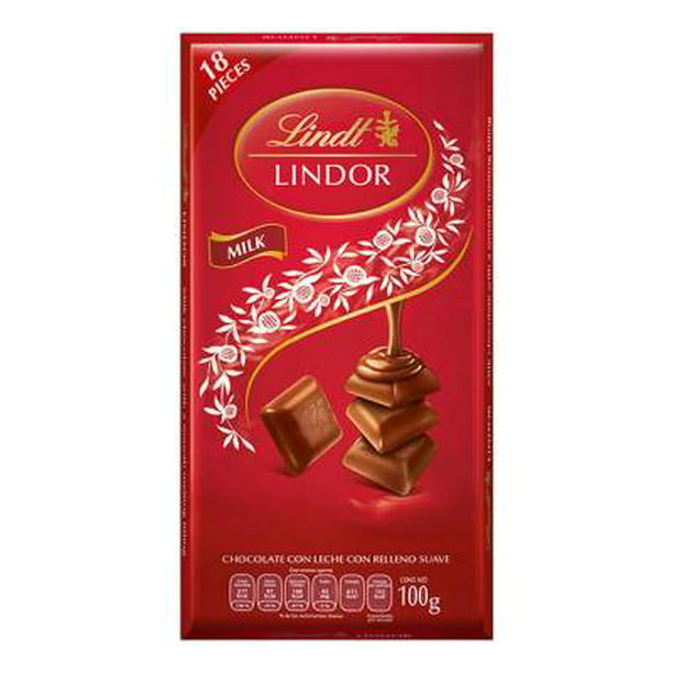 Chocolate Lindt Lindor Singles Leche 100 G Walmart 9291