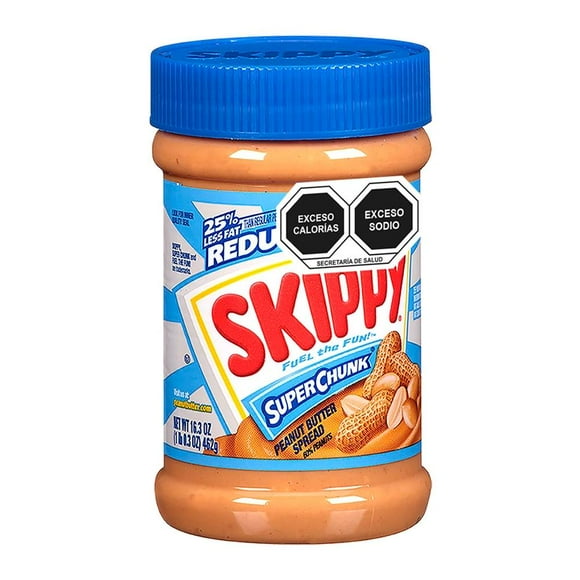 Crema de cacahuate Skippy super chunk con trozos 462 g