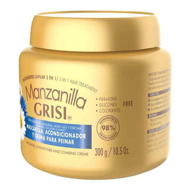 Mascarilla capilar Grisi Manzanilla 3 en 1 g Walmart