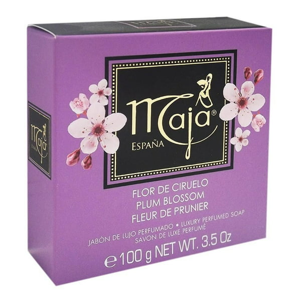 Fruncir el ceño Ruidoso tarjeta Jabón de tocador Maja perfumado flor de ciruelo 100 g | Walmart