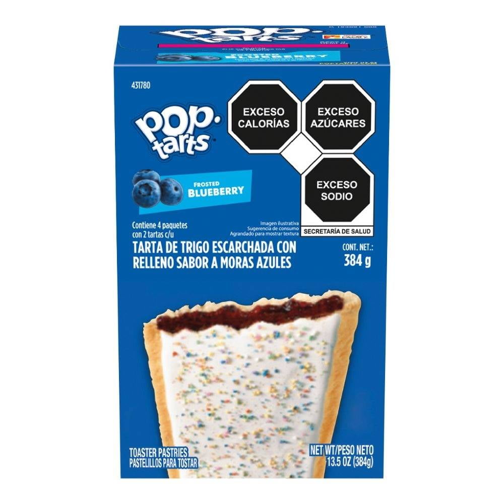 Pastelitos para tostar Kellogg's Pop Tarts con relleno sabor moras azules 384 g