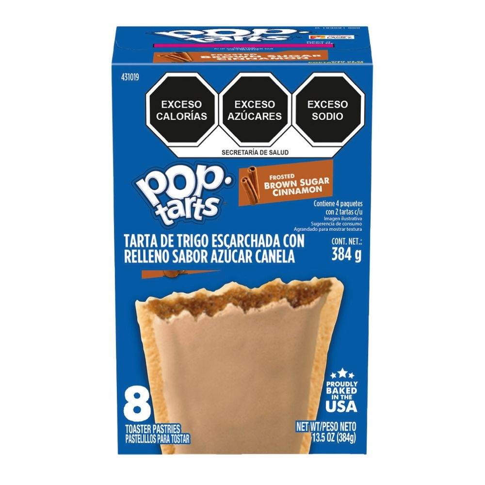 Pastelitos para tostar Kellogg's Pop Tarts con relleno sabor azúcar canela 384 g