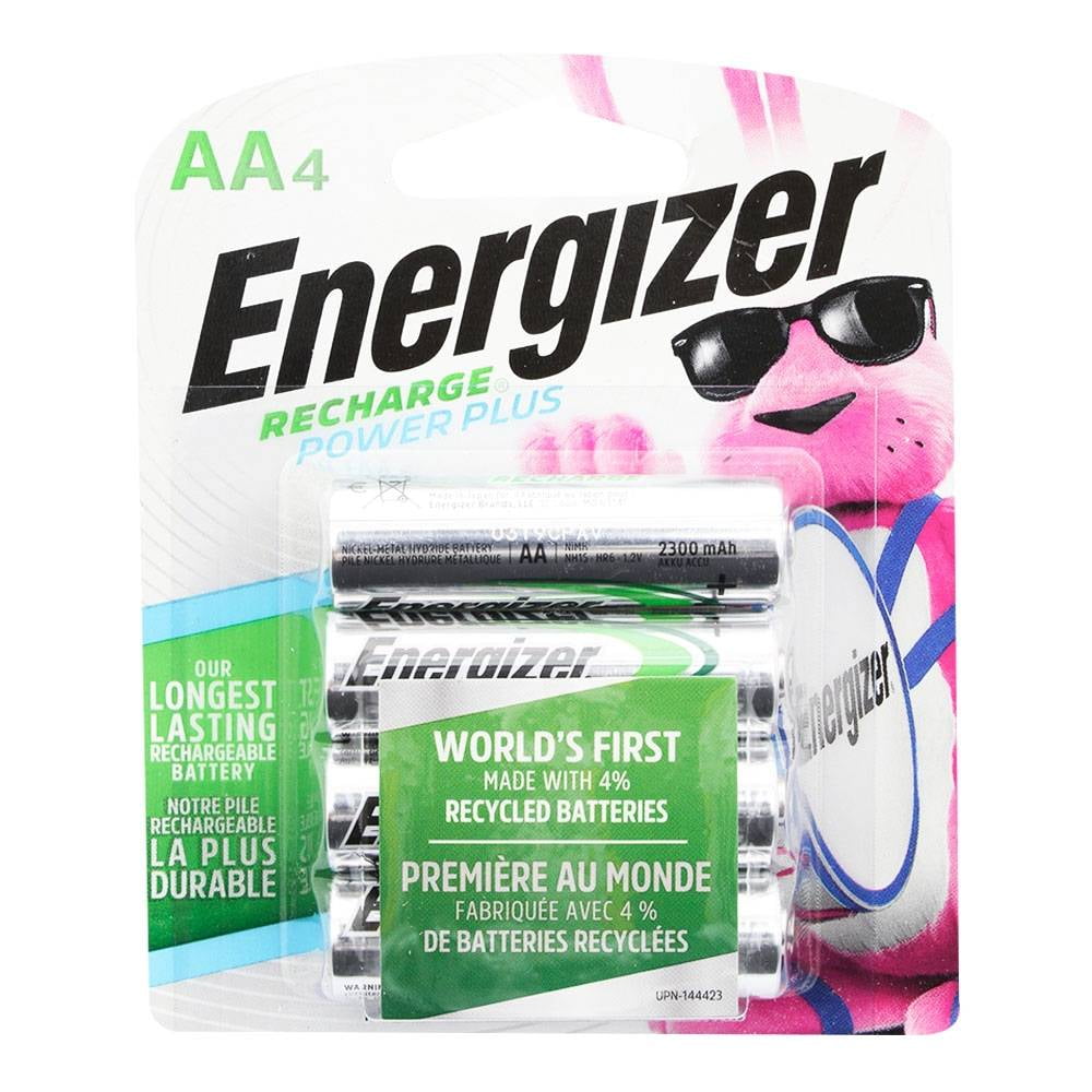 lamentar flaco grieta Pilas Energizer Recargables AA Power Plus 4 Piezas | Walmart