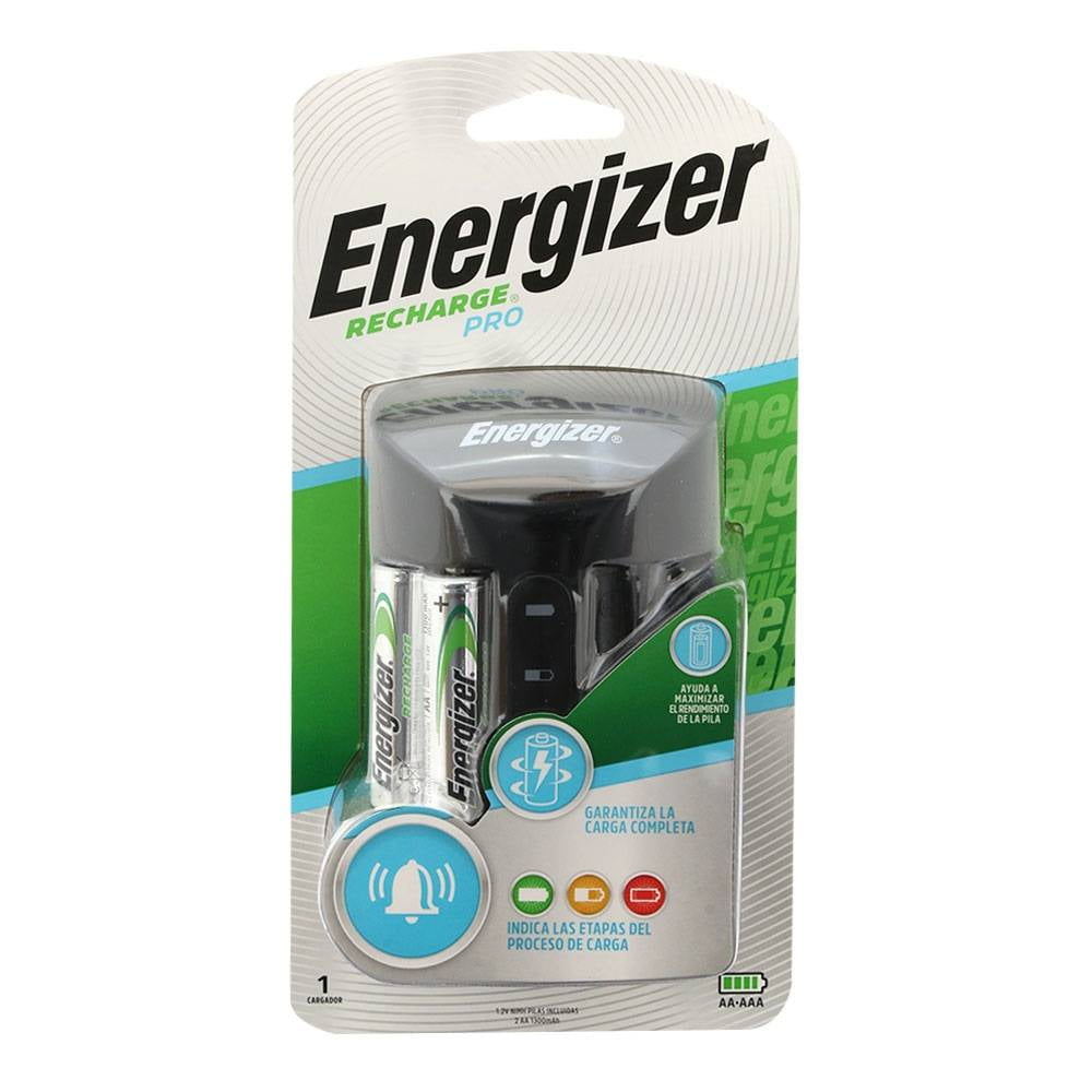  Energizer - Cargador de batería recargable AA y AAA (recarga  Pro) con 4 pilas recargables AA NiMH : Salud y Hogar