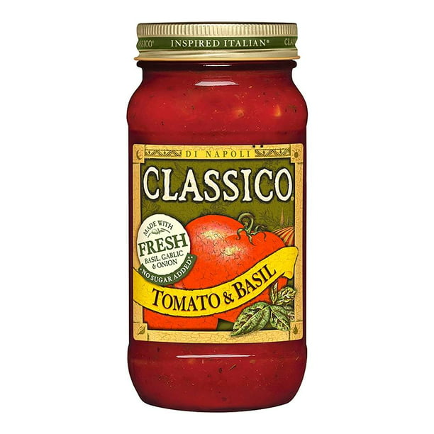 Salsa para pasta Classico tomate y albahaca 680 g