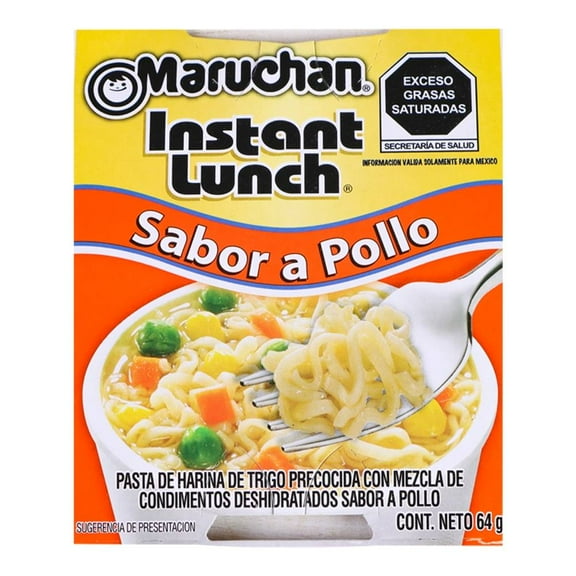 Sopa instantánea Maruchan Instant Lunch sabor pollo 64 g