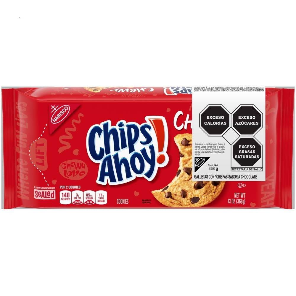 Galletas Chips Ahoy Chewy Con Chispas Sabor Chocolate 368 G Walmart 8290