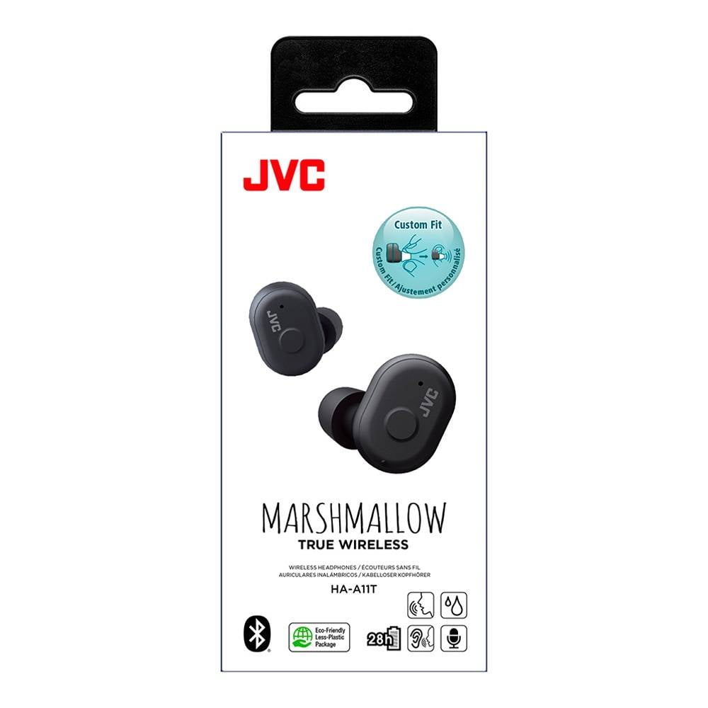 Auriculares Inalámbricos Truewireless Jvc Ha-a11t-bne - Negro - Bluetooth,  Micro 28h Bat Negro