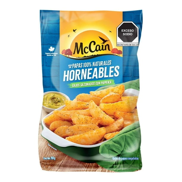 Gajos de papas McCain horneables con paprika 750 g