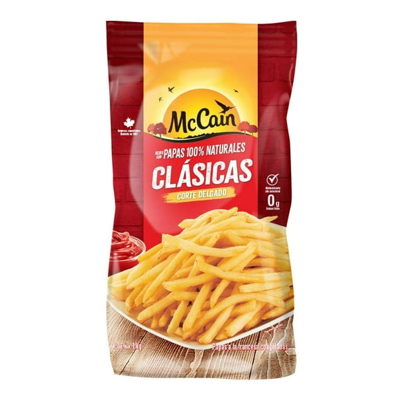 Papas a la francesa McCain clásicas corte delgado 1 kg