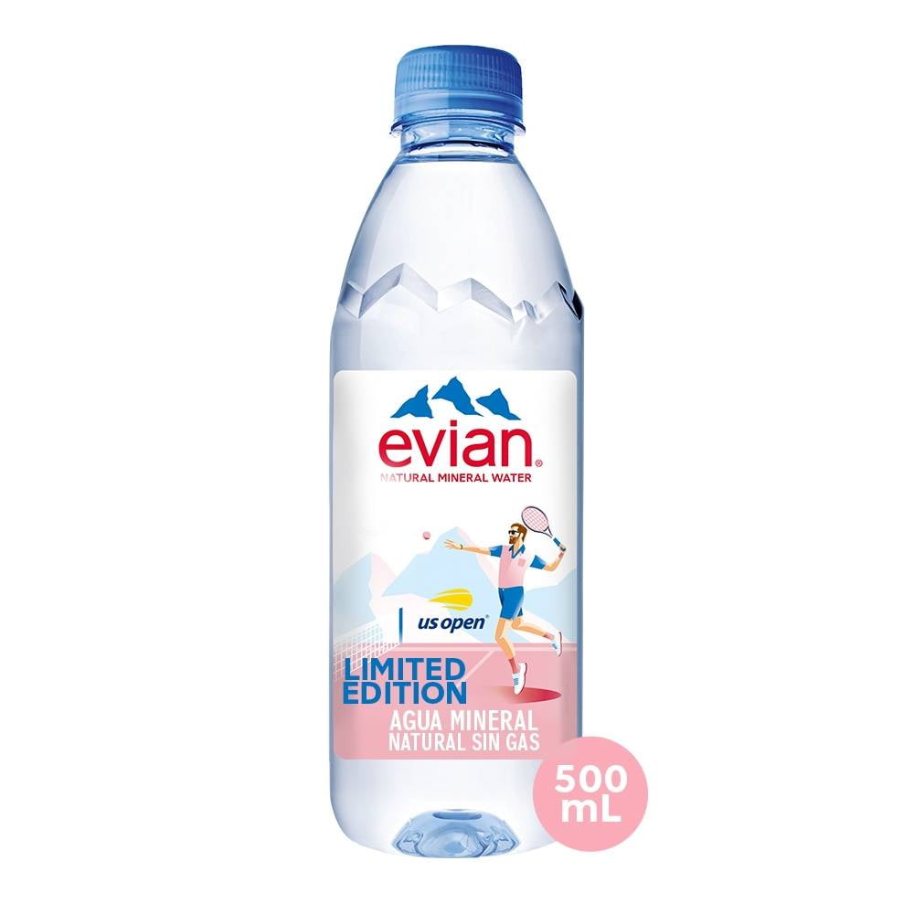 Agua Evian natural 500 ml Walmart