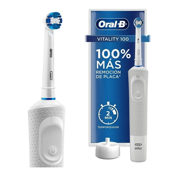 entrega a domicilio Decir Brújula Cepillo de dientes eléctrico recargable Oral-B Vitality 100, 1 pza | Walmart